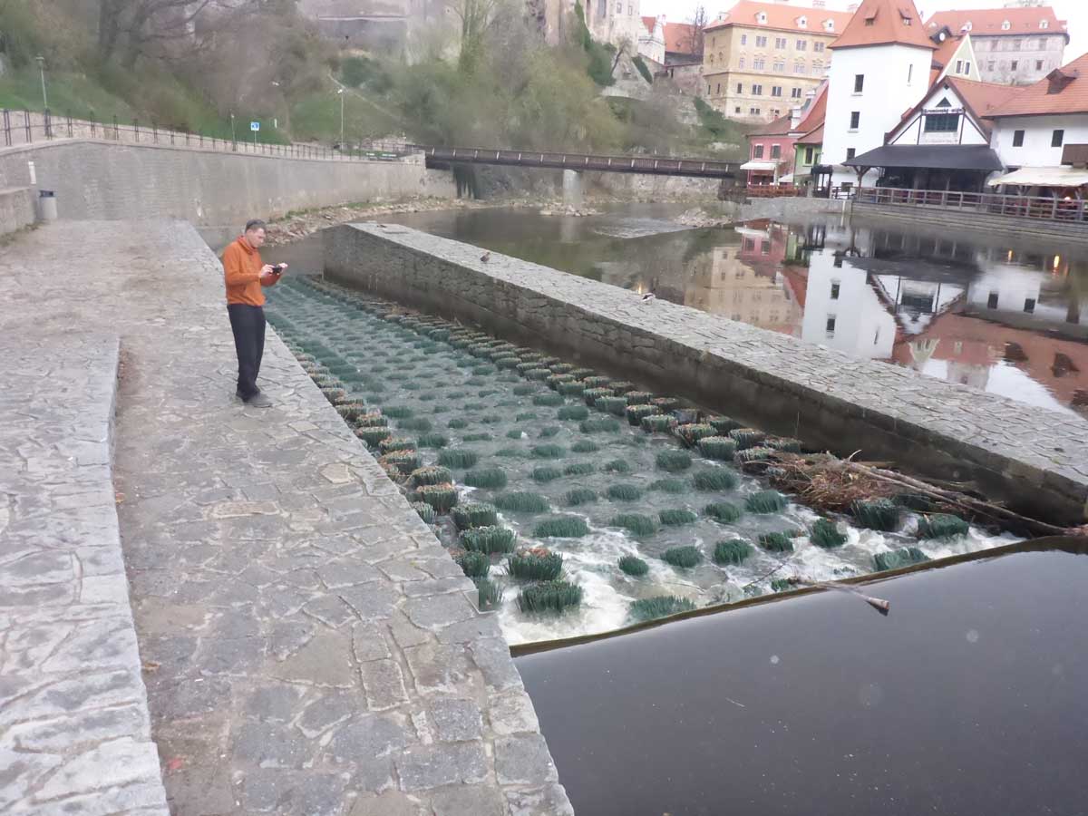 ribja steza v Češkem Krumlovu